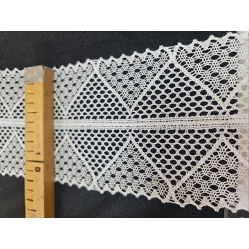 Pamut csipke fehér 120mm