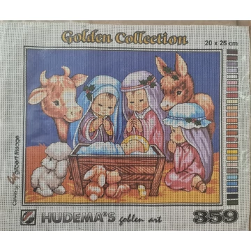 Gobeline Kis Jézus születése 20x25ös