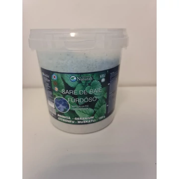 CITROMFŰ-MUSKÁTLI narancsbőrre parajdi fürdősó 1.3 kg vödrös kiszerelés 