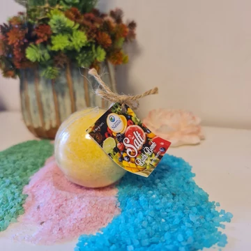 Tutti frutti fürdőbomba parajdi sóból 80g