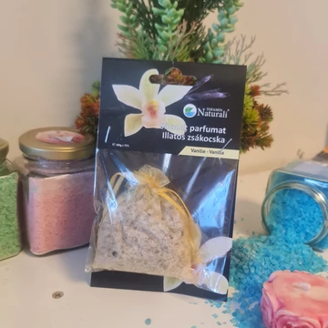 Vanilia parajdi sós illatzsákocska ,autóillatosító