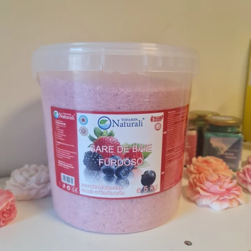 Parajdi fürdősó erdei gyümölcs 5kg vödrös kiszerelés