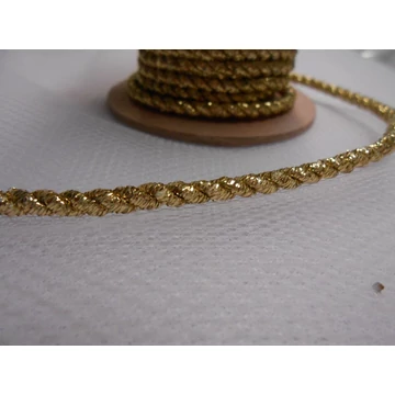 Sodrott zsinór, lurex (3mm)