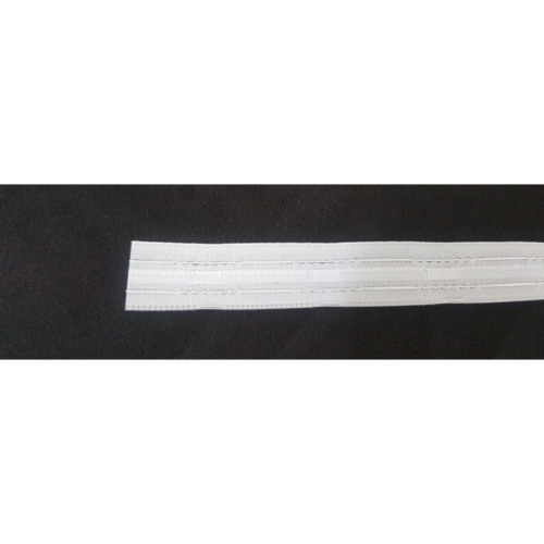 Függöny behúzó szalag, 1:2 ceruzás 20 mm-es, fehér, 2020S 120 Ft/m 