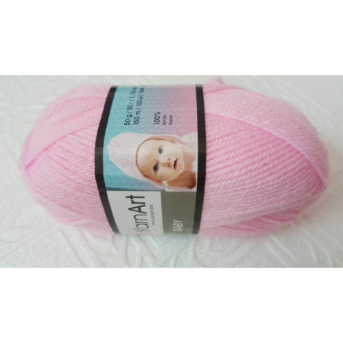 YarnArt Baby kötőfonal rózsaszínű