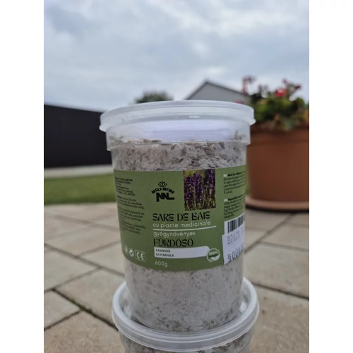 Gyógynövényes parajdi fürdősó levendula 600g