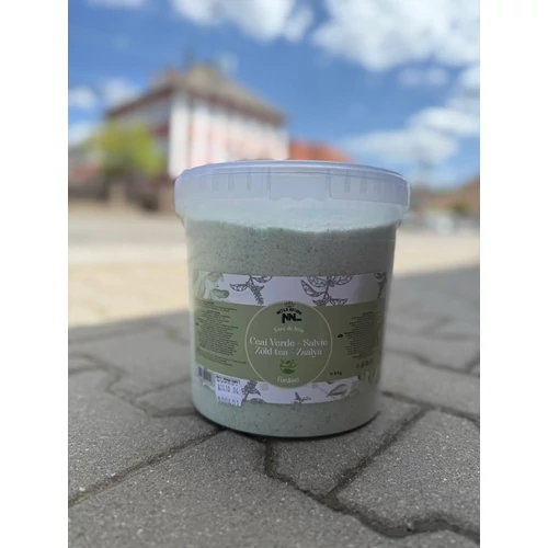 Parajdi fürdősó zöldtea-zsálya 5 kg vödrös kiserelés