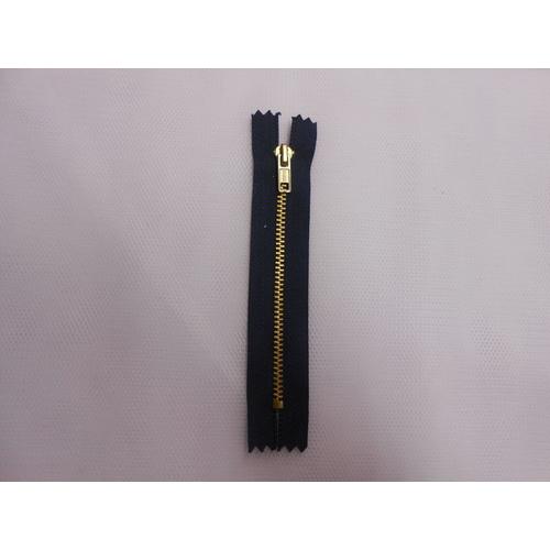 Fémcipzár, VT0-ás zárt réz húzózár, 12 cm