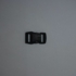 Kép 2/2 - műanyag TUK csat, fekete, bujtató méret: 15 mm.