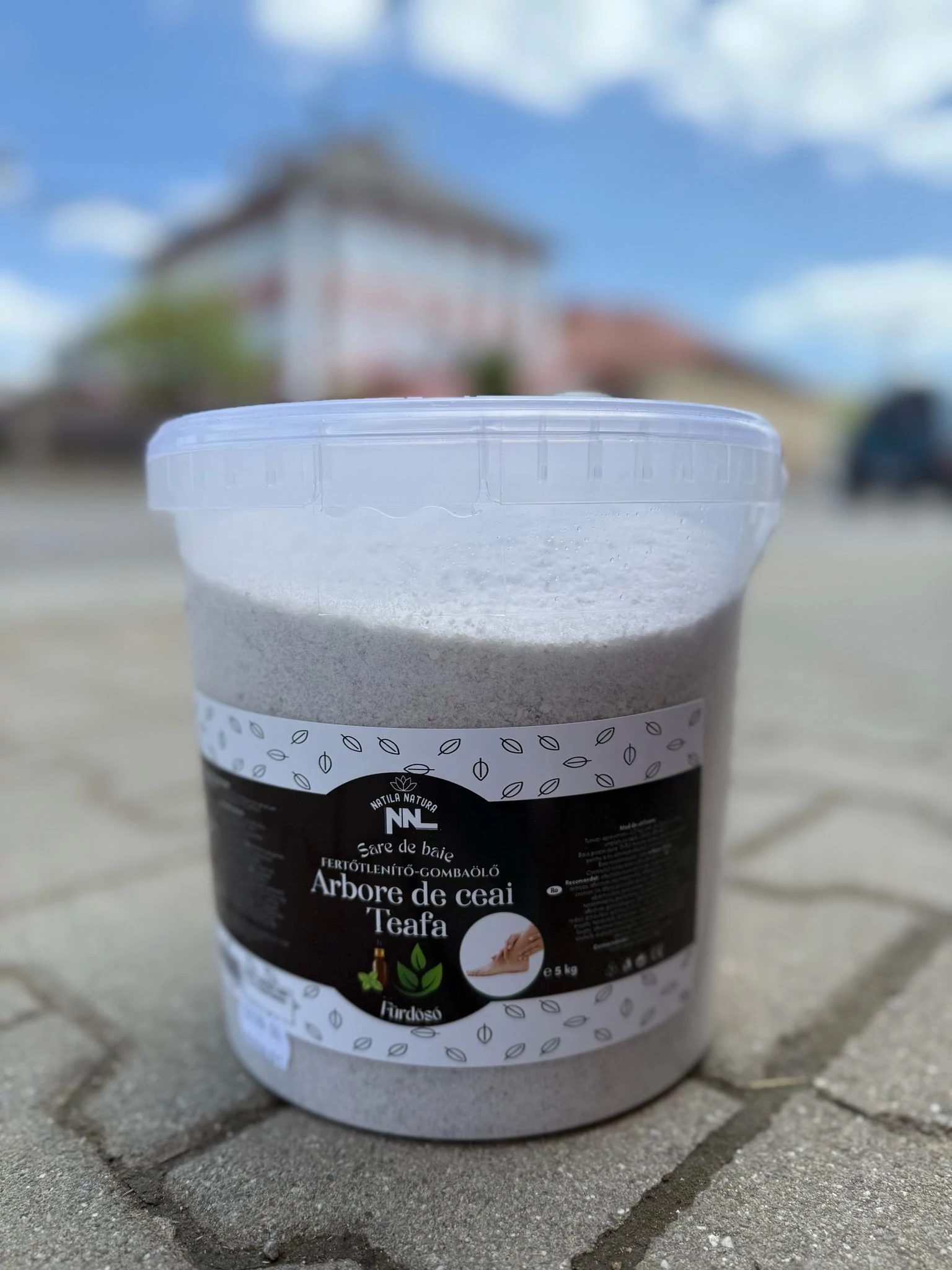 Parajdi fürdősó teafa 5 kg vödrös kiszerelés