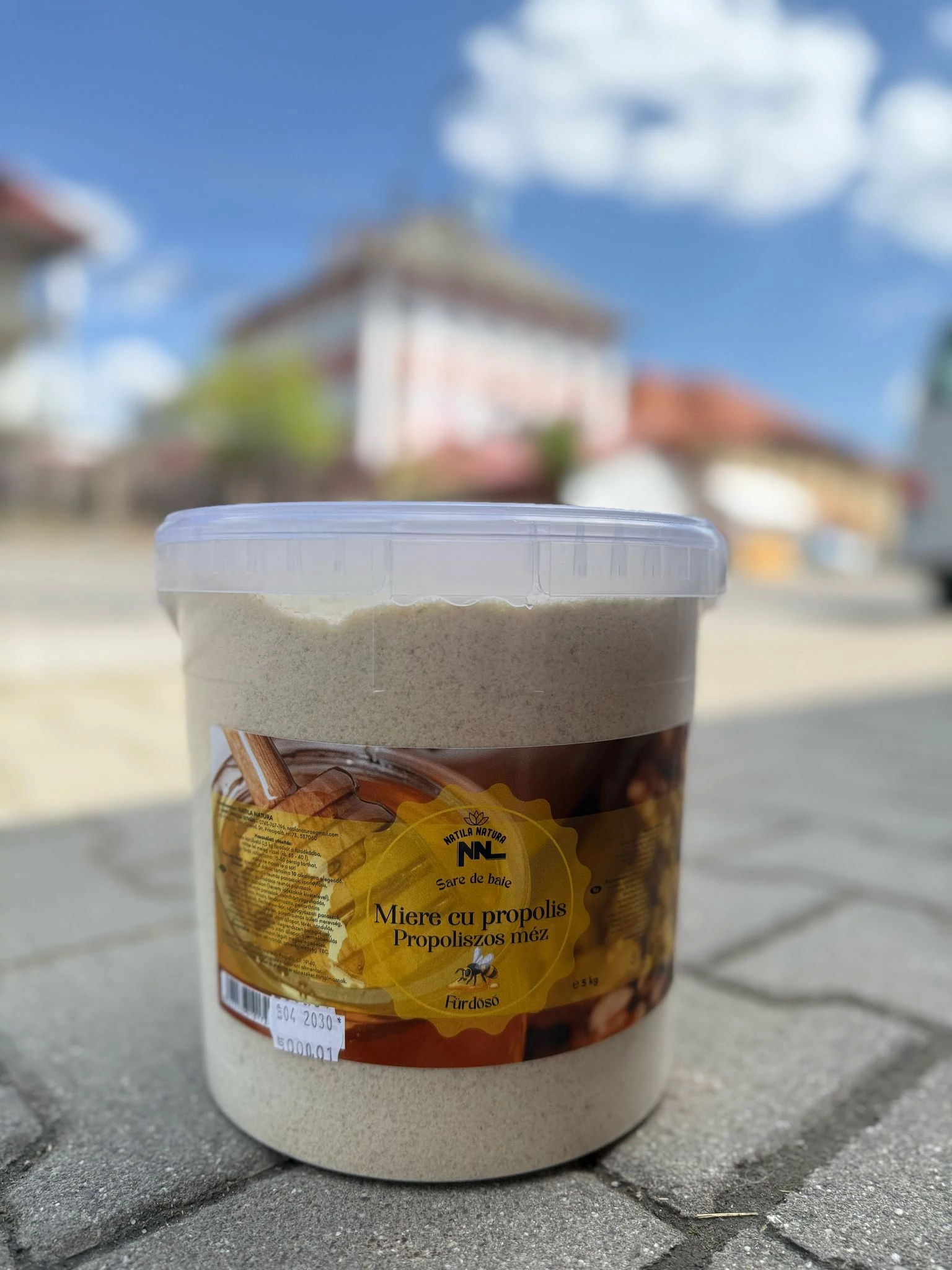 Propoliszos parajdi fürdősó 5 kg vödrös kiserelés