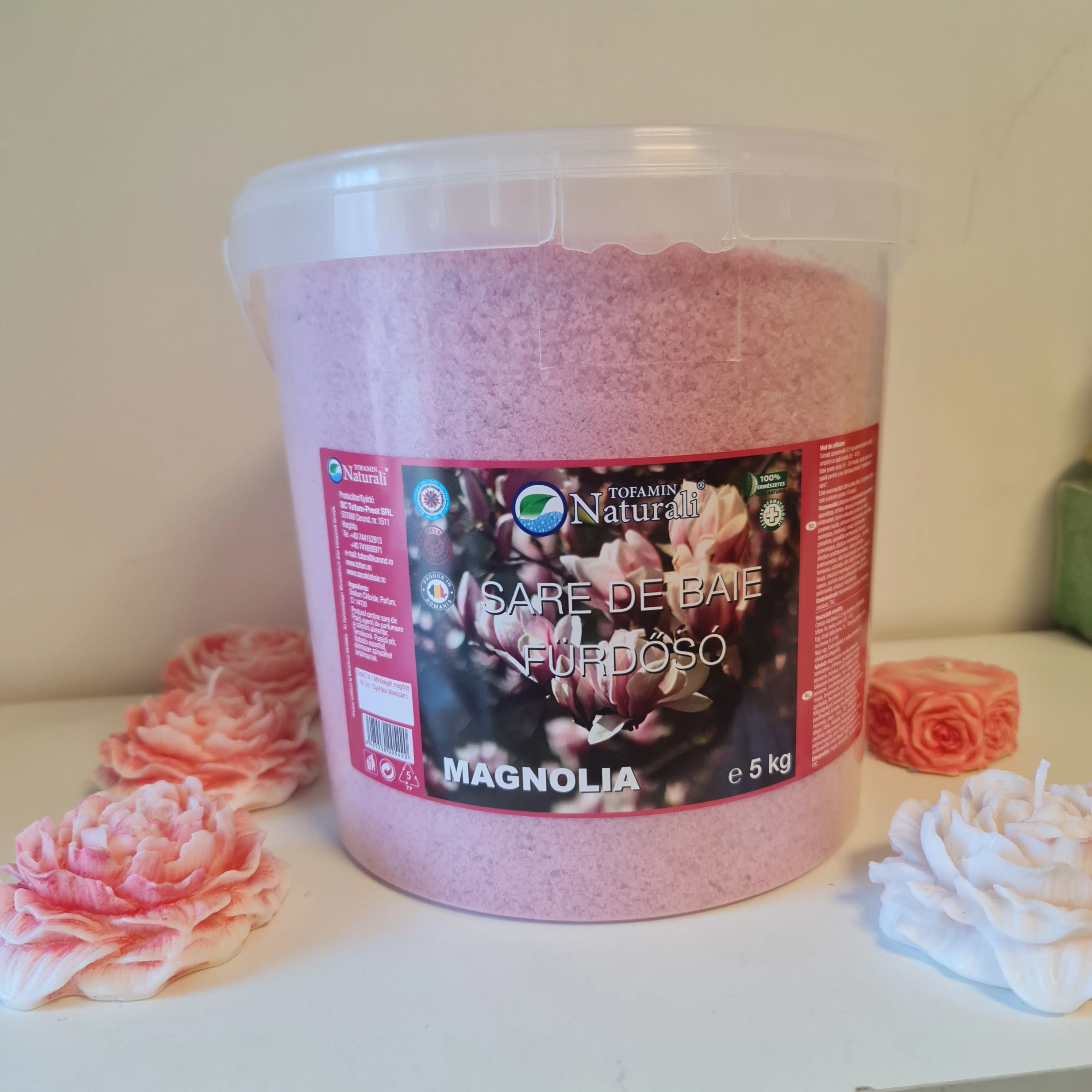 Parajdi fürdősó magnolia 5 kg vödrös kiszerelés