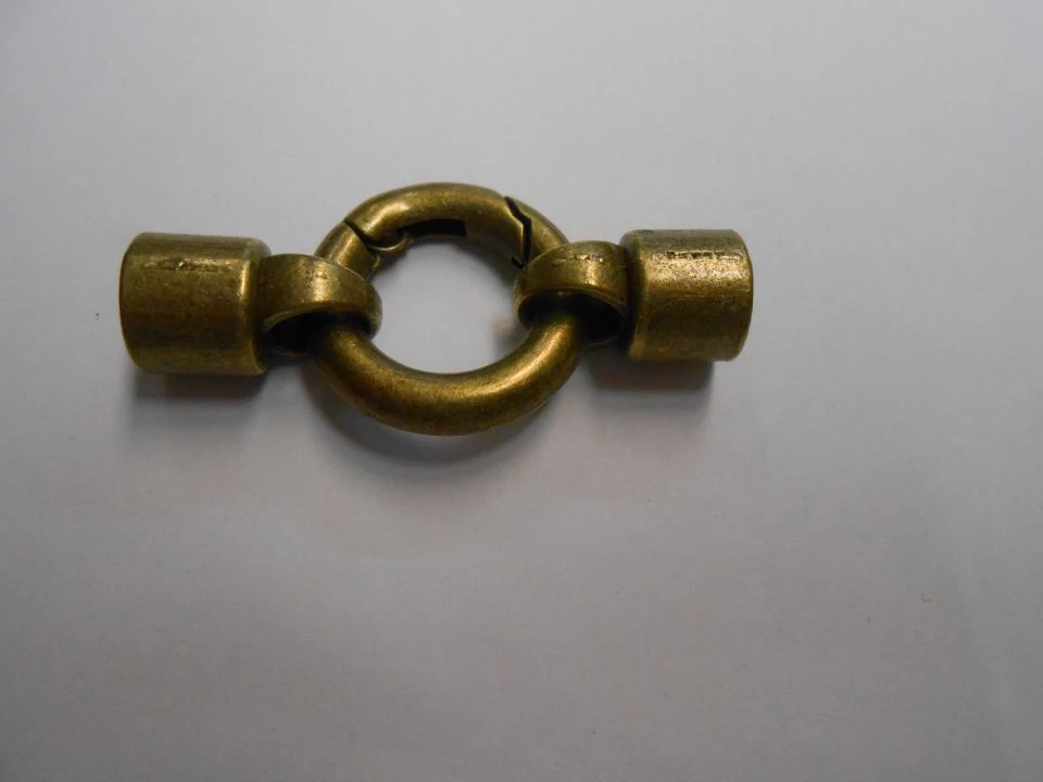 Férfi karkötő kapocs bőrhöz (7-8mm)