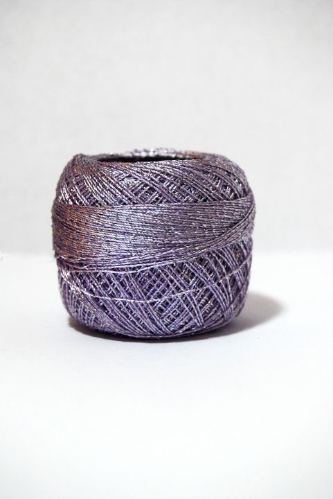 Atlas lurex horgolócérna kékes lila