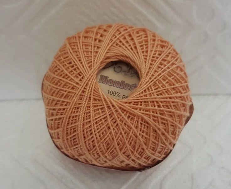 Honleány horgolócérna 50 g barack